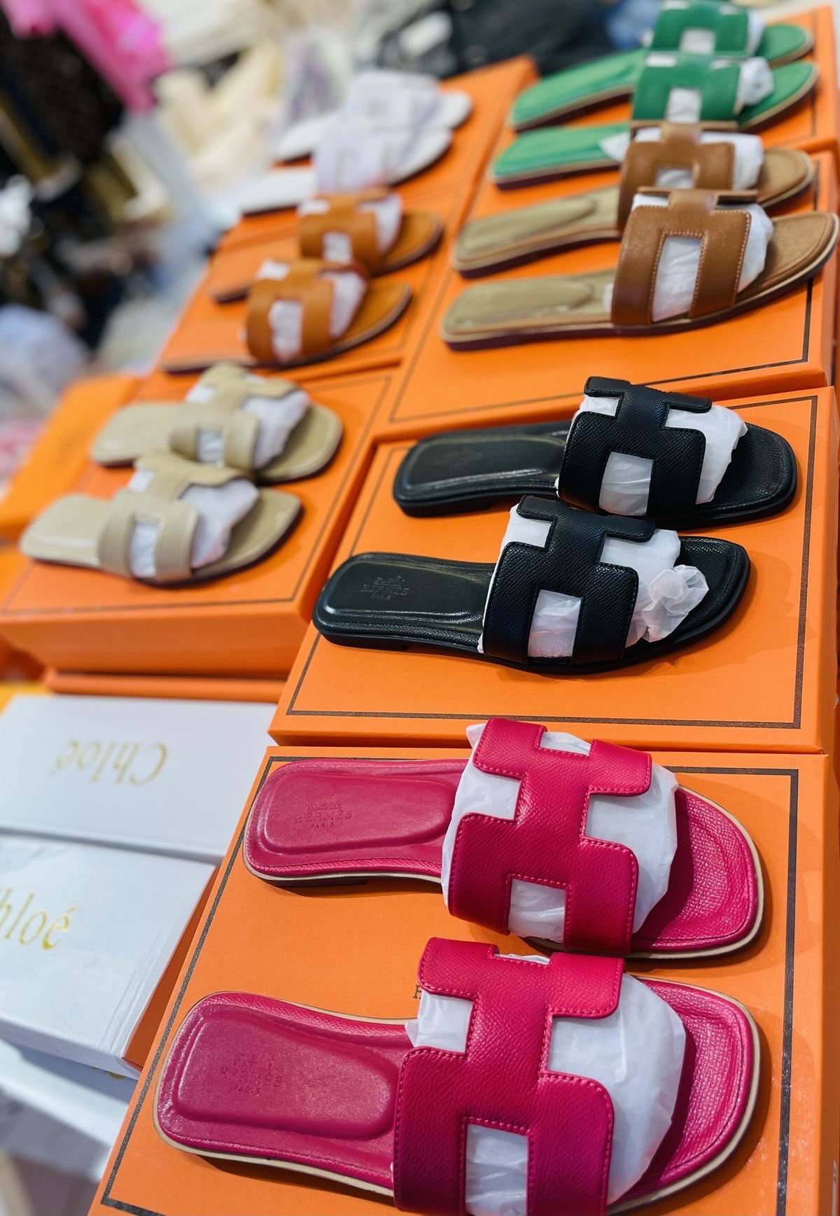 Hermes Oran Sandal Pallets